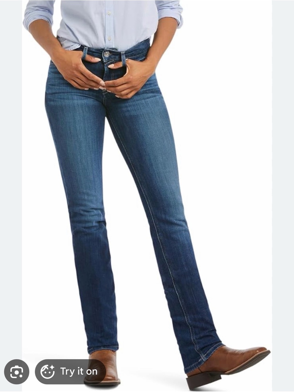 ARIAT 26R R.E.A.L. Perfect Rise Straight Leg Jean